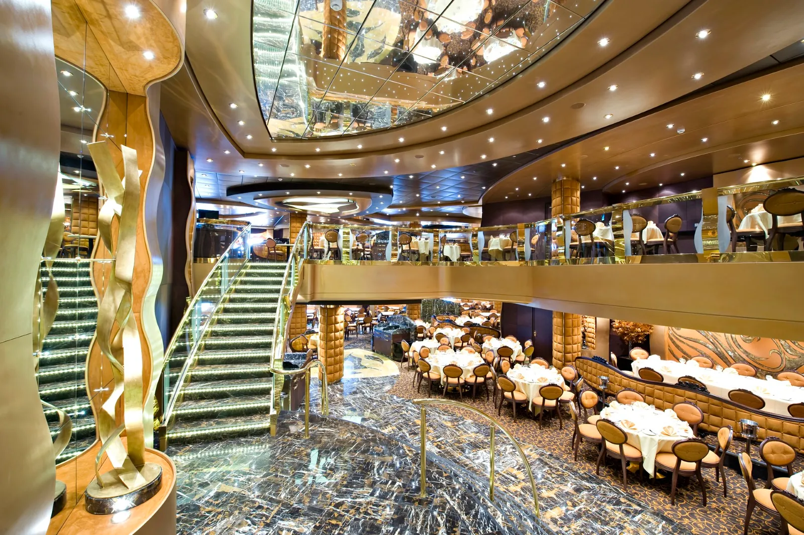 MSC Splendida: Основной ресторан La Reggia